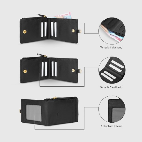 VONA Dominic Card Holder - Hanging Wallet Dompet Kartu ID Lanyard - Image 6