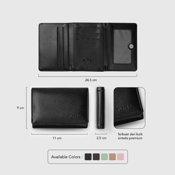 VONA Persia Wallet - Dompet Pendek Wanita Lipat 3 - Image 5