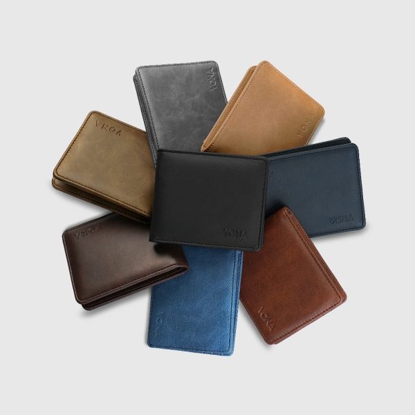 VONA Jet Wallet - Dompet Pria Lipat Kulit PU - Image 8