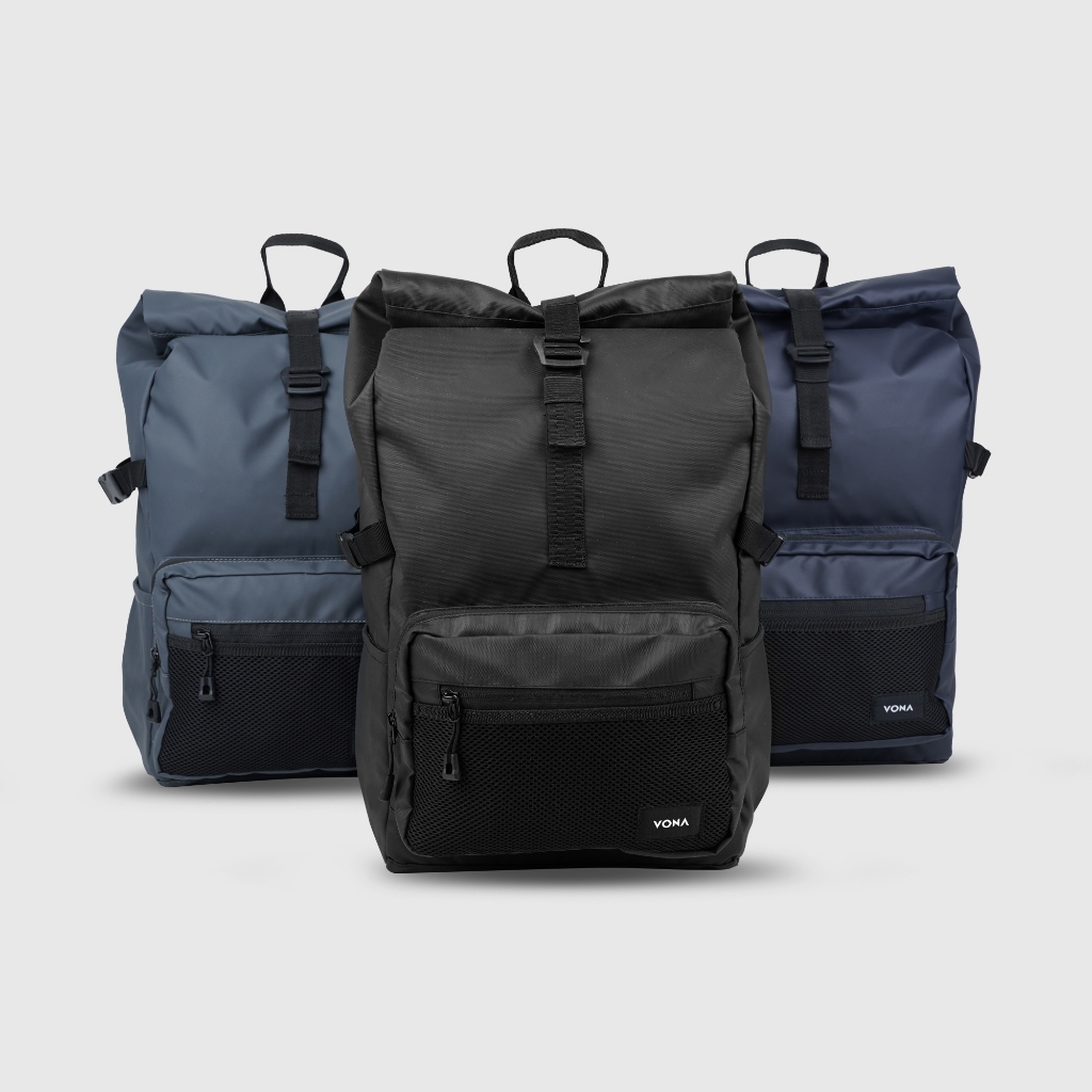 VONA Vulcan Backpack - Tas Ransel Roll Top Laptop Waterproof - Image 7