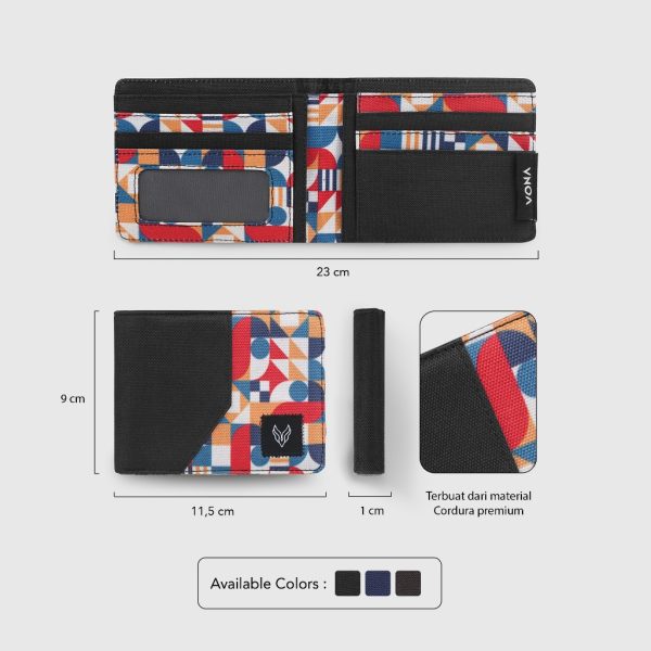 VONA Gill Wallet - Dompet Pendek Motif Print - Image 5
