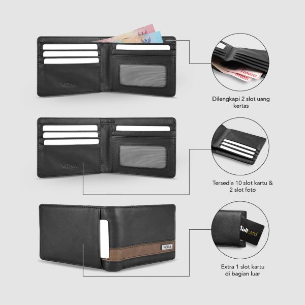 VONA Atlas Wallet - Dompet Lipat Dua - Image 6