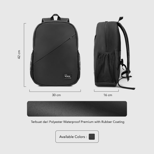 VONA Kilian Backpack - Tas Ransel Laptop - Image 5