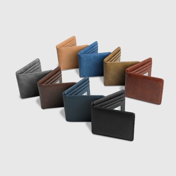 VONA Jet Wallet - Dompet Pria Lipat Kulit PU - Image 9