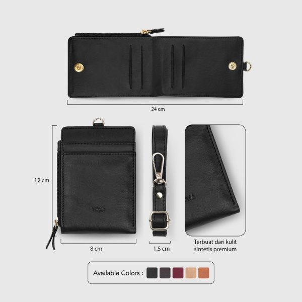 VONA Dominic Card Holder - Hanging Wallet Dompet Kartu ID Lanyard - Image 5