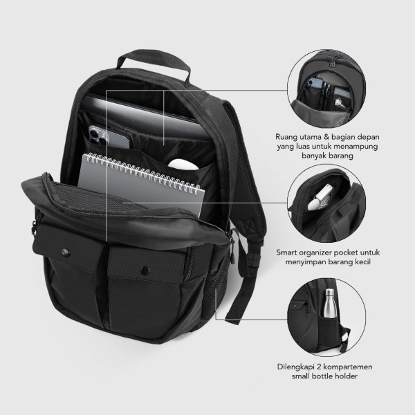 VONA Xan Backpack - Tas Ransel Laptop - Image 5