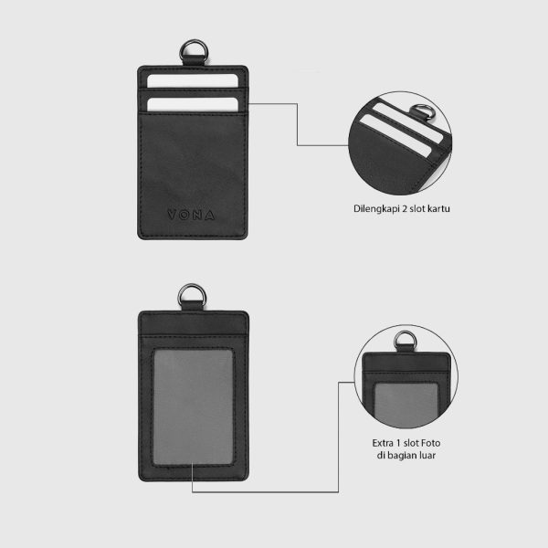 VONA Zodiac Card Holder - Dompet Kartu ID Tali Adjustable - Image 6