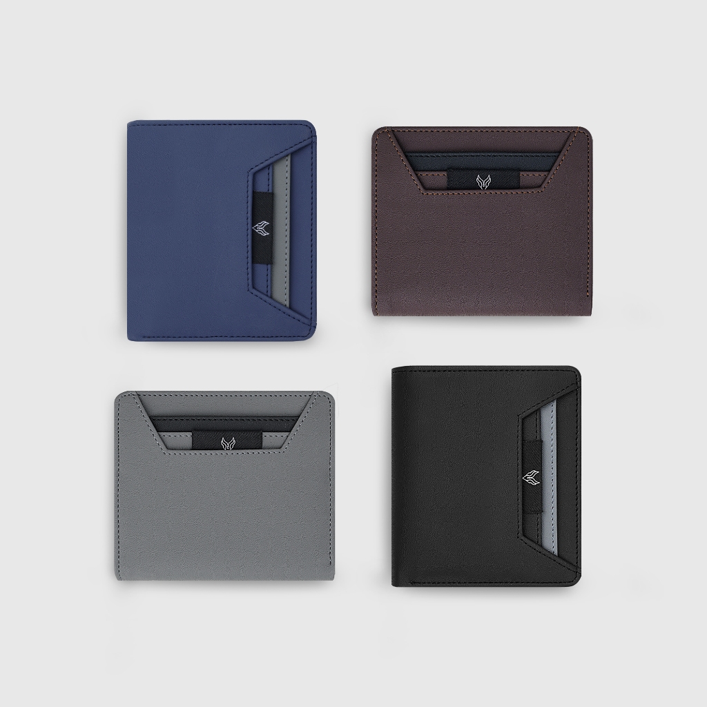 VONA Yara Medium Wallet - Dompet Pria Wanita 3/4 Lipat Kulit Sintetis PU - Image 8